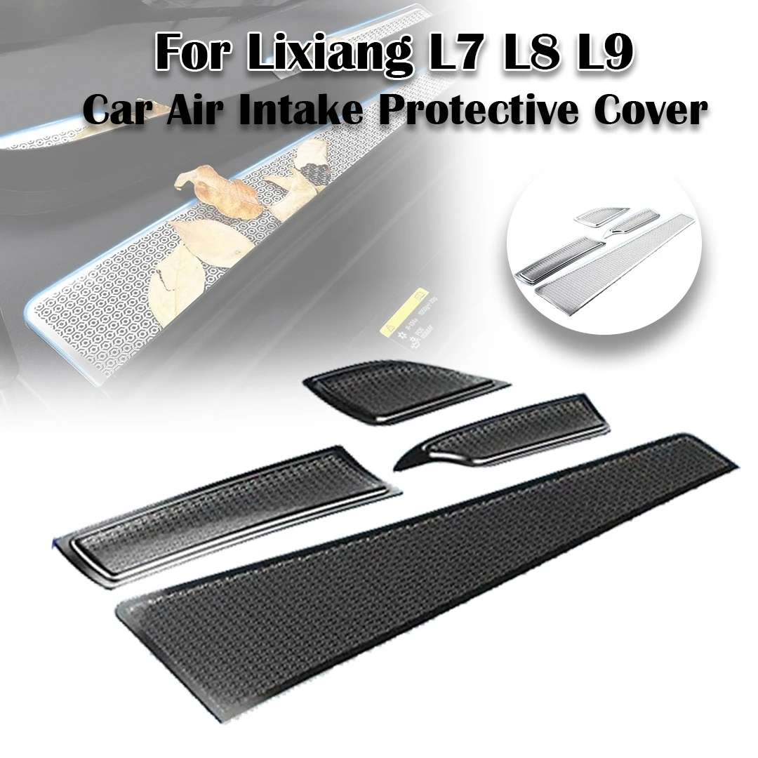 

Air Inlet Protective Cover For Li LiXiang L7 L8 L9 Intake Vent Net Grill Insect-proof Filter Front Face Car Interior Accessory
