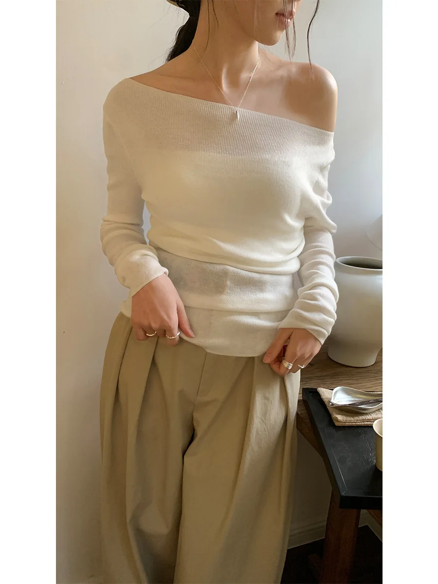 

Нэнси Тринадцать зимней внутренней одежды Корейский воротник из ультратонкой шерсти Вязаный базовый слой Топ Любовь и Южная Корея Мода