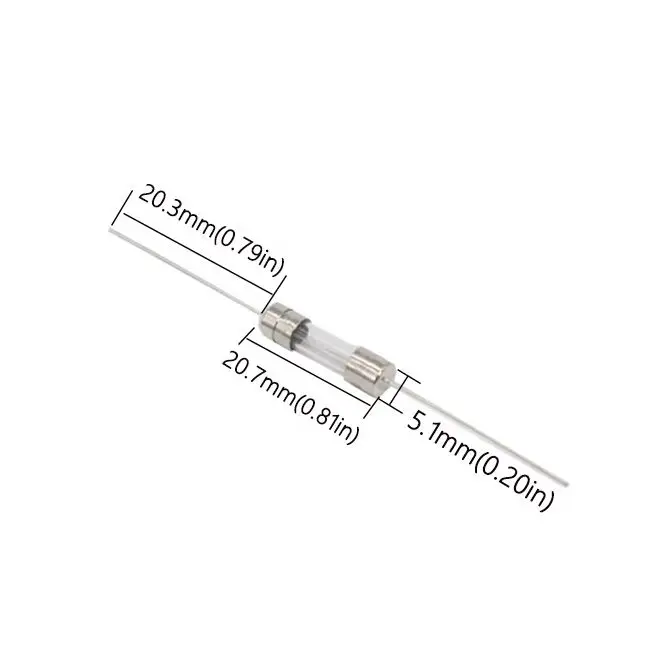 【10PCS】Quick Break 5X20MM Fuse Slow Blow Tube Fuse With Pin 5X20MM 250V 1A-3A 3.15A 4A-6A 6.3A 8A-20A Fuse