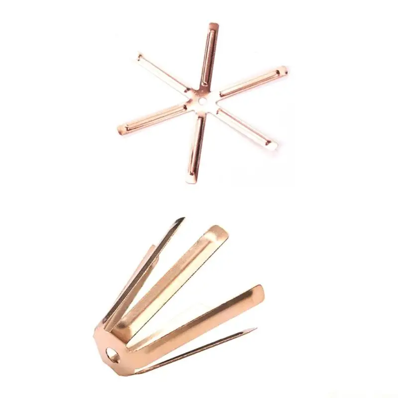 31BE 5 Metal Golf Shaft Shims for DIY Assembly and Repair, Thin Eight-Part Split Inserts Positioned Between the Clubhead and