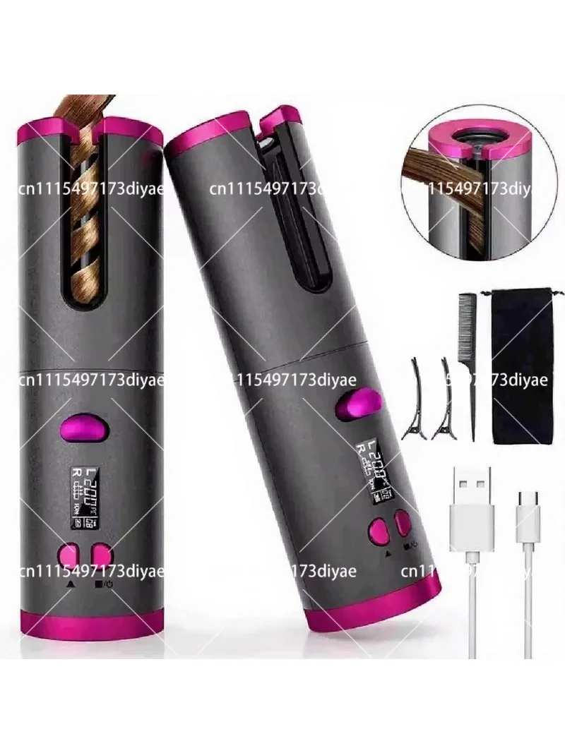 Automatic Wireless Hair Curler Rechargeable Portable Styling Tool for Women