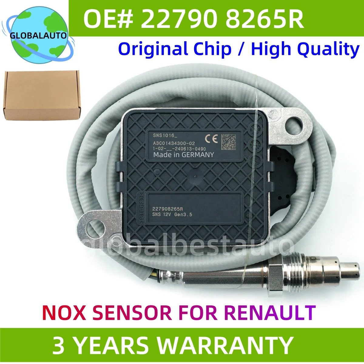 

22790 8265R 227908265R Оригинальный новый датчик оксида азота (NOx) 24В для RENAULT Opel Vivaro Combi