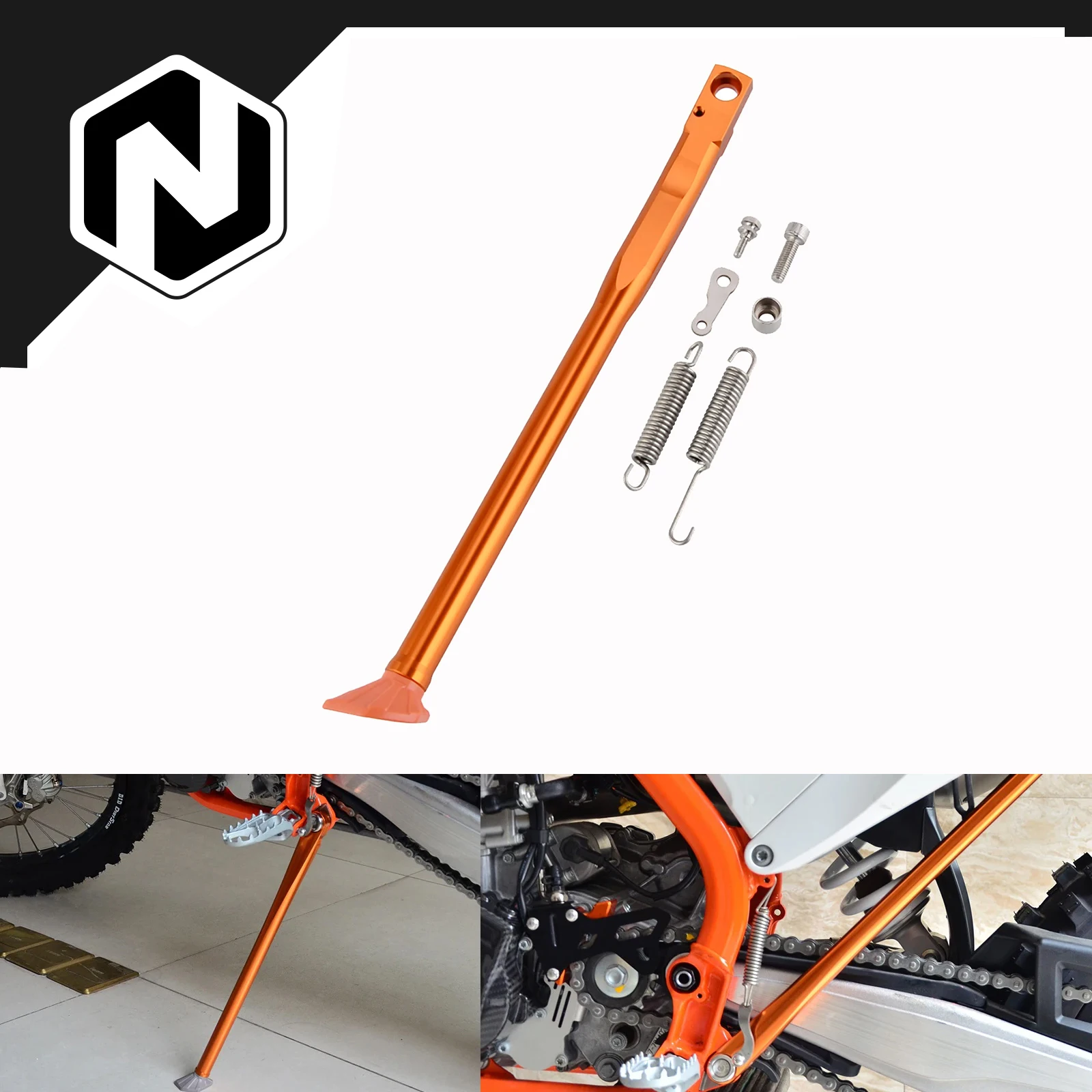 NICECNC Kickstand Side Stand Spring Kit For KTM EXC 300 EXC 125 150 200 EXC 250 400 EXC 450 525 1998-2007 2006 2005 2004 2003