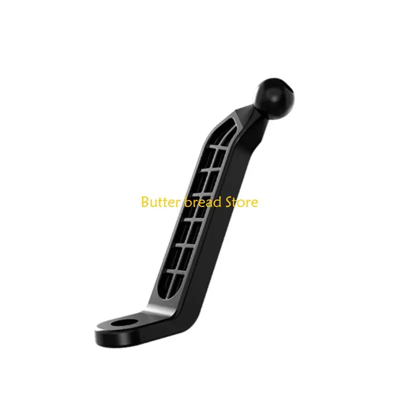 W89C Sturdy 17MM Rearview Mirror Phone Mount Electric Scooter Phone Holder Plastic for Motorbike Navigation & Music playbacks