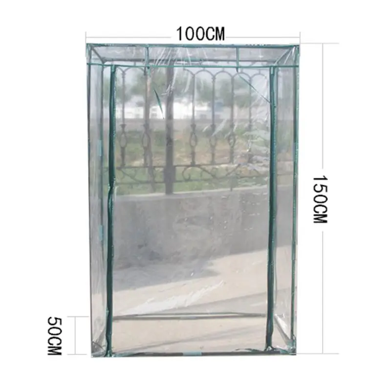 Winter Greenhouse PVC Plant Cover Clear Plant Flowers Tomato Garden Tent Cover for Outdoor Garden Growing Seedlings