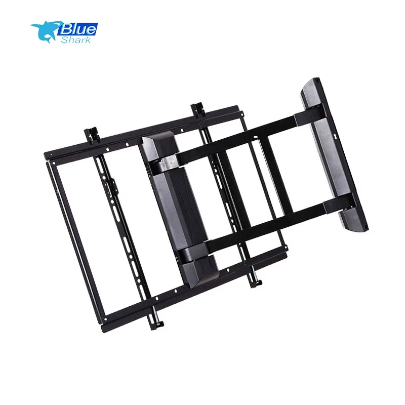 High Quality Black Shark Hotel Folding TV Mounts 50''-70'' Inch Screen Adjustable Manual Electric Telecontrol Rotary ABS 160