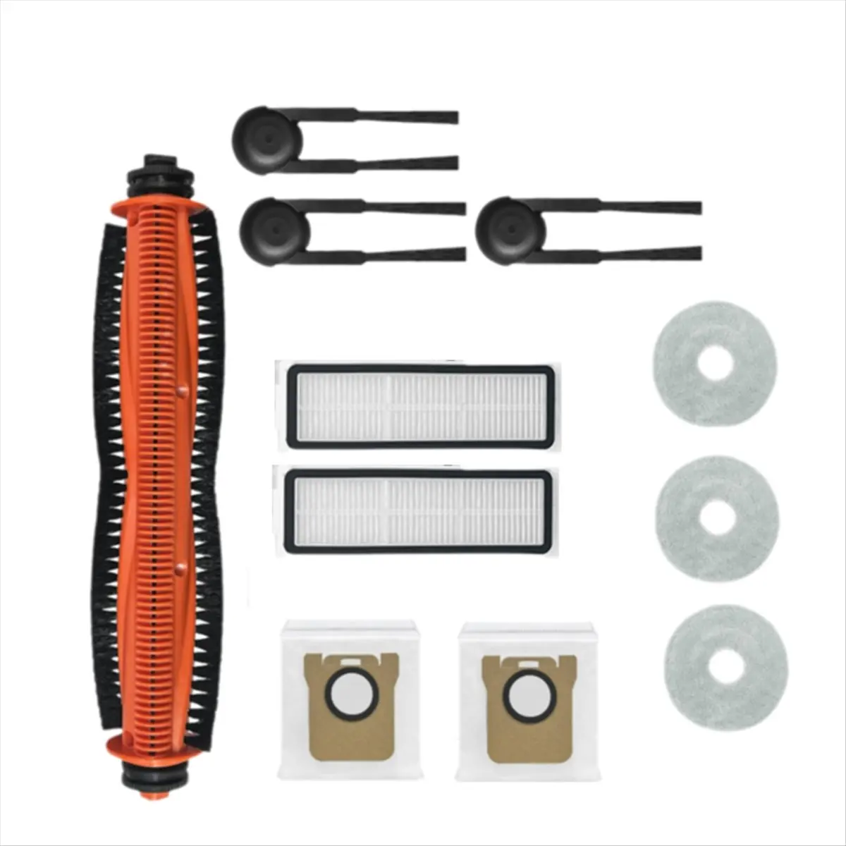 A86G NEW 11PCS for M40S/OV31CN Vacuum Cleaner Accessories Main Roller Side Brush Hepa Filter Mop Cloth Dust Bags