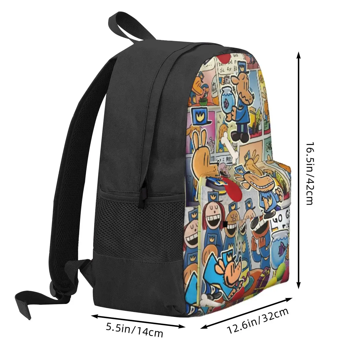 Dog Man Dogman Movie 2025 Comic Backpack Daypack Large Capacity Boys Girls BookBag School Bag Shoulder Bags for Men Women
