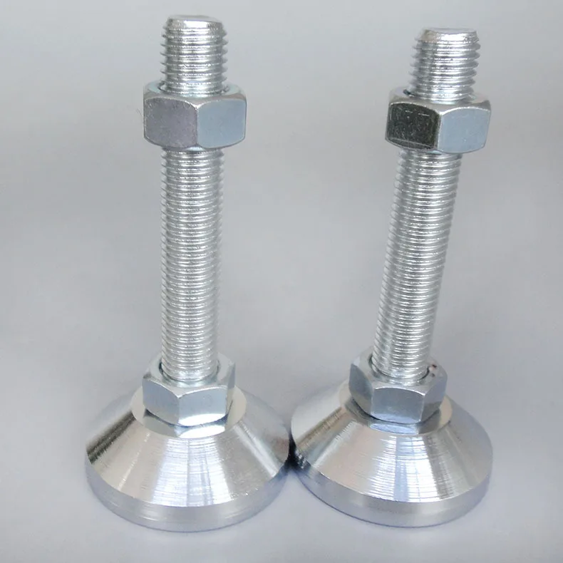Fixed Adjustable Lathe Leg Dia 30mm 40mm Thread Type SS304 Stainless Steel Foot Pad Levelling Feet Swivel Base Articulating Legs