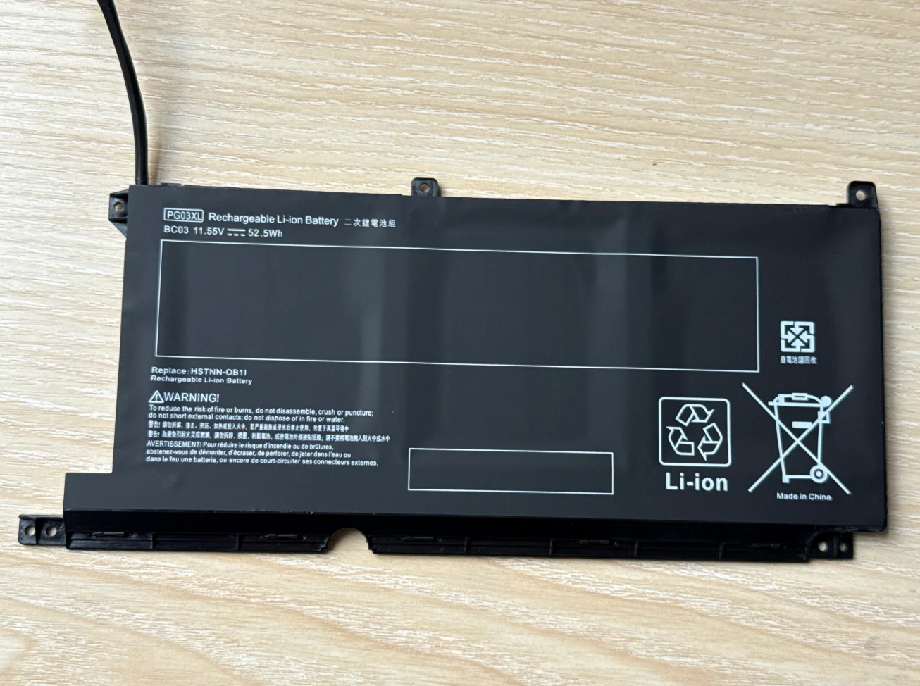 PG03XL Laptop Battery for Spectre Envy Pavilion OMEN x360 15-AP 15-cn 17-bw Gaming 15-cx 15-dk 16-a 17-cd 15-dc 17-cb