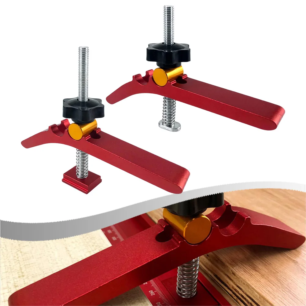 

T-Slot Clamping Pressure Plate Jig Aluminum Alloy T-track Clamping Blocks Woodworking Tool Workbench Fixed Clamping Block