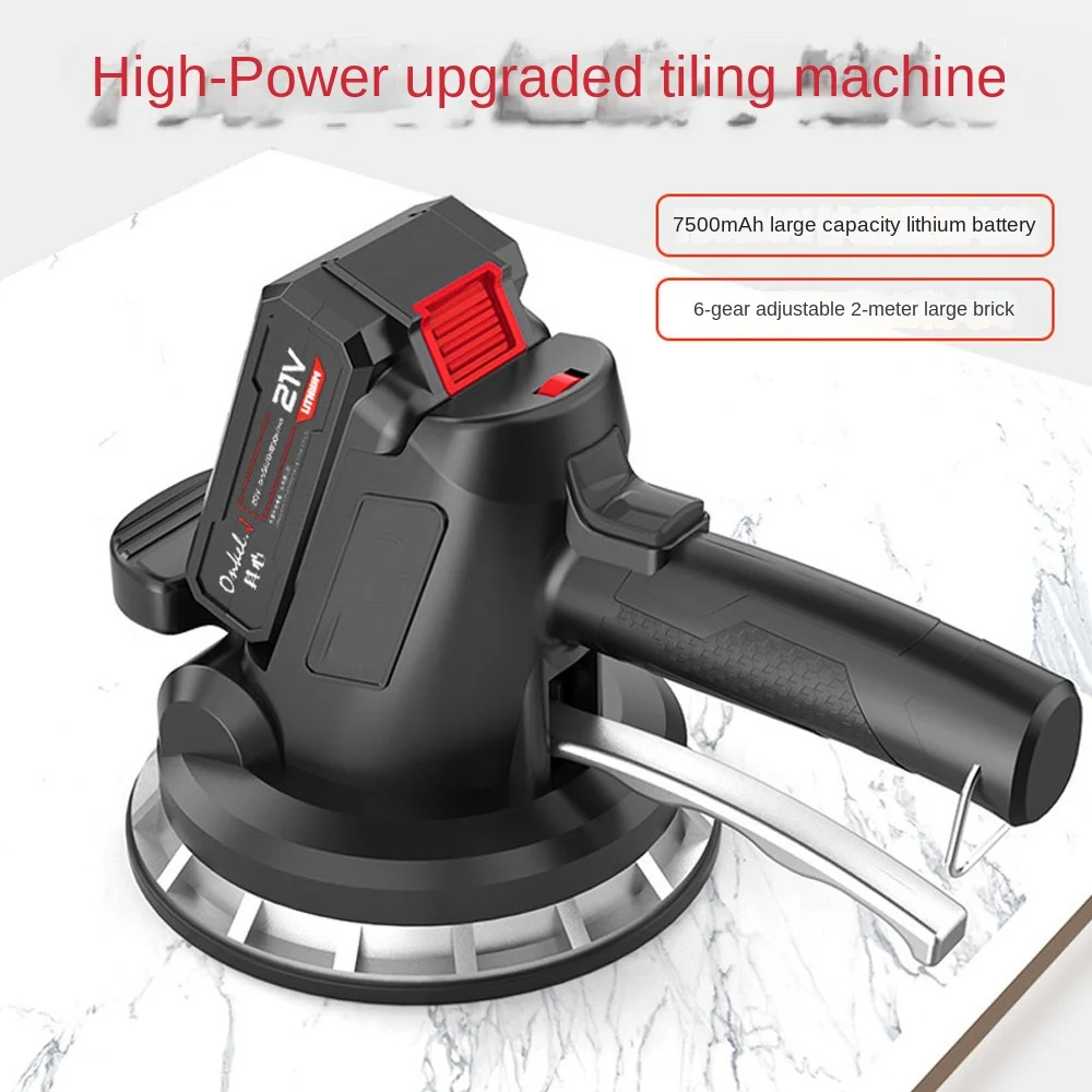 Tile Tiling Tool Machine with Lithium Battery Floor Vibration Power Tools Vibrator Wall Tile Tiling Automatic Vibration 26000rpm