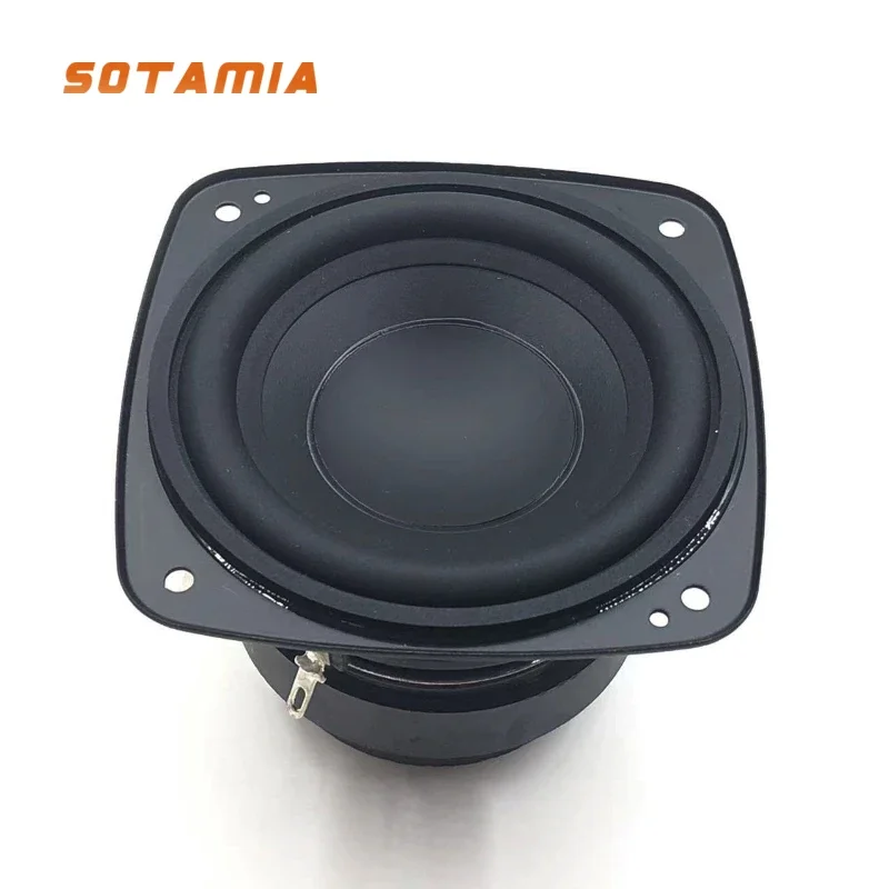 SOTAMIA 1 шт. 3-дюймовый HIFI сабвуфер-Колонка 4 Ом 25 Вт HIFI-динамик водонепроницаемый длинный динамик домашняя аудиосистема «сделай сам»