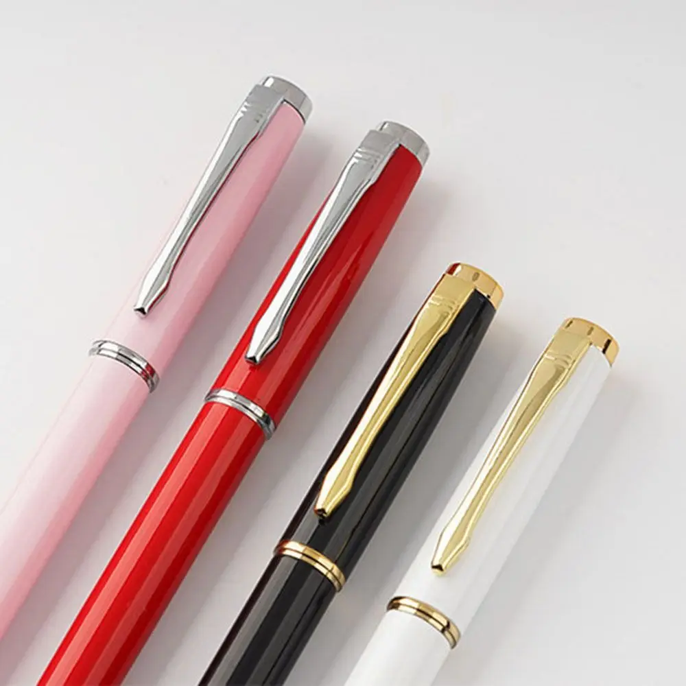 Quick-Drying Neutral Gel Pen Portable 0.5mm Business Style Signature Pen Simple Black Ink Writing Pen Office