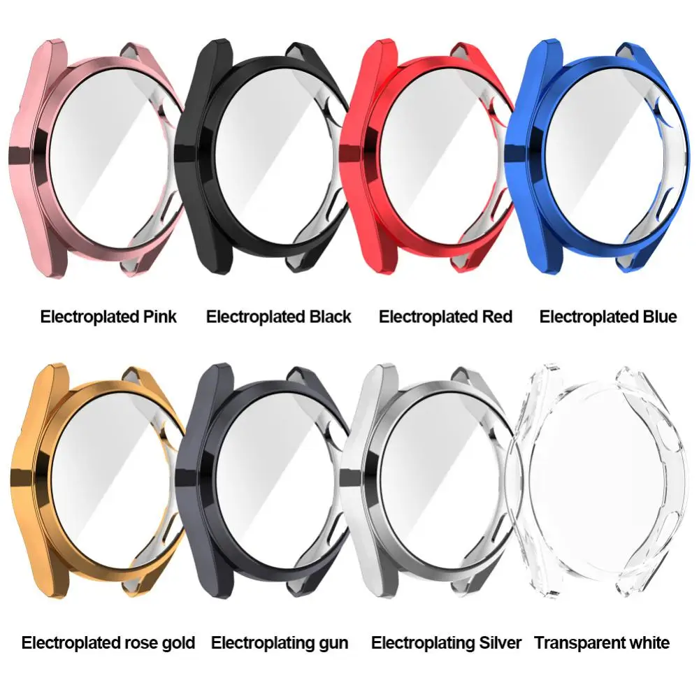 1/3/5PCS Glass Screen For Watch3 Scratch Resistant Tpu Soft Rubber Electroplated Smart Watch Anti-drop Accessories