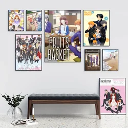 Fruits Basket Anime Whitepaper Poster Waterproof Paper Sticker Coffee House Bar Aesthetic Art Wall Painting