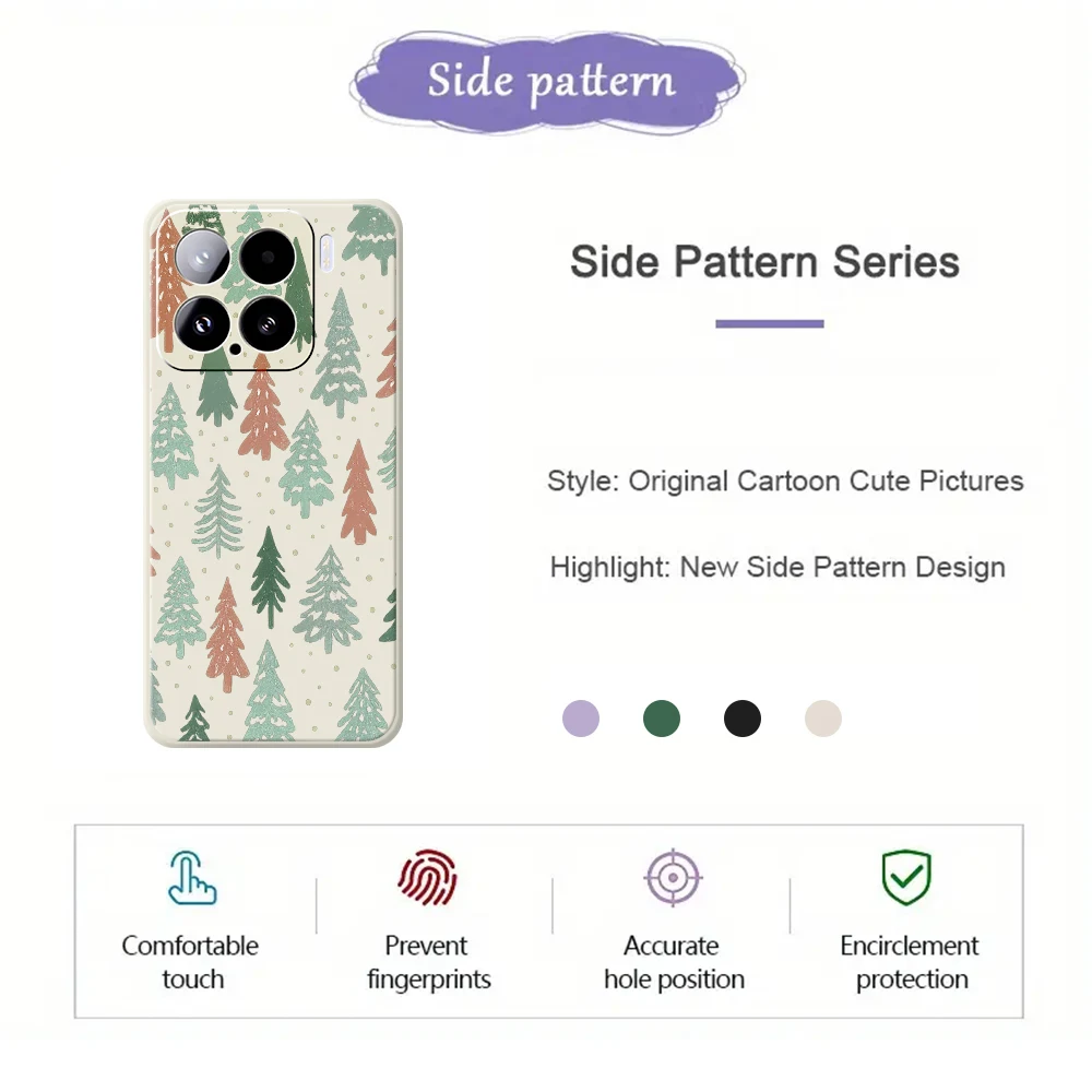 Christmas Tree Phone Case For Xiaomi Mi 15 Ultra Mi 14T 13T 11T Pro Cover For Xiaomi Mi 13T Pro Mi 11T Pro Silicone Soft Cases