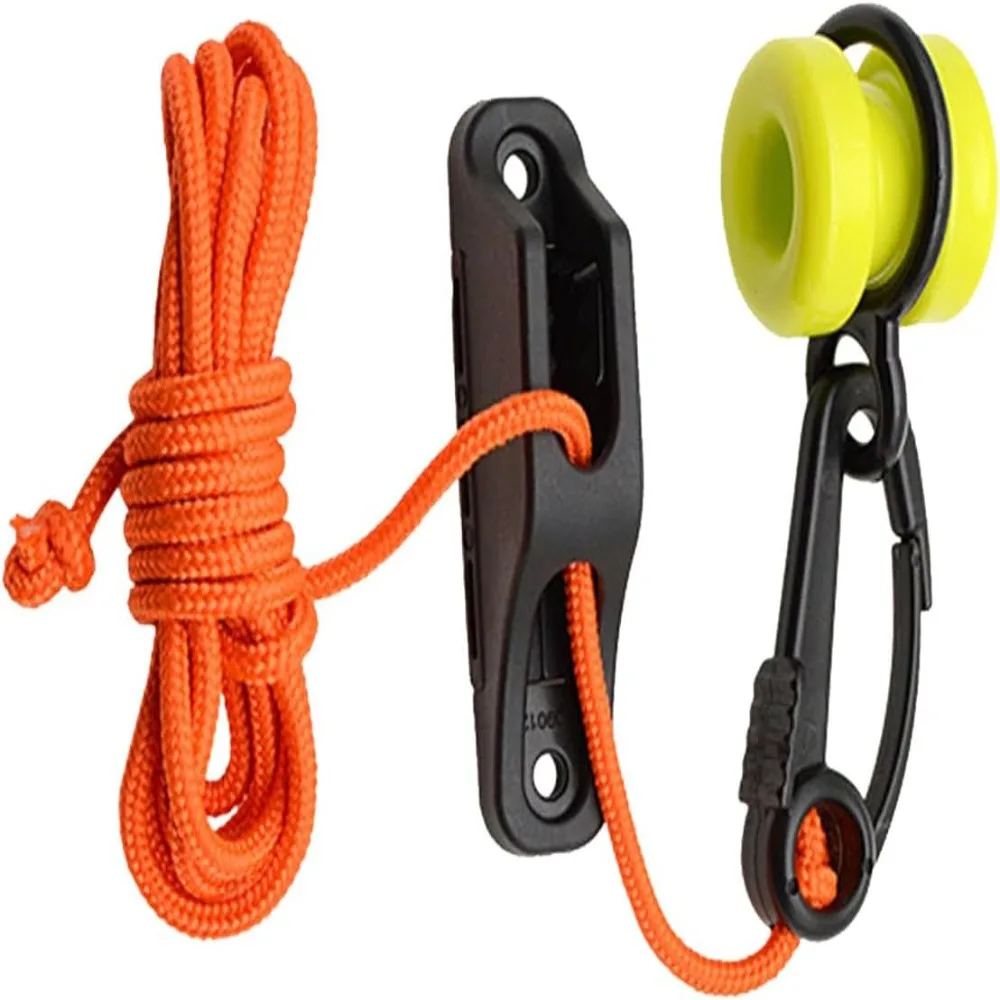 with Snap Downrigger Weights Retriever with 2.2m Rope Lightweight Trolling Weight Retriever with Cleat Deep Sea Sinker Retriever