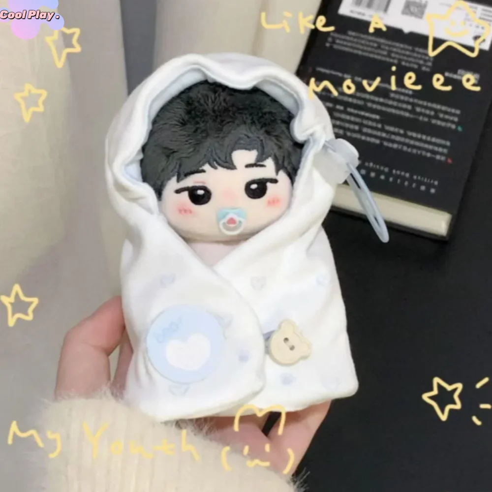 

Swaddling 10cm Cotton Doll Swaddling Clothes Sleeping Bag Cloak 10cm Doll Clothes Little Blanket Lovely Doll Dress Up Set