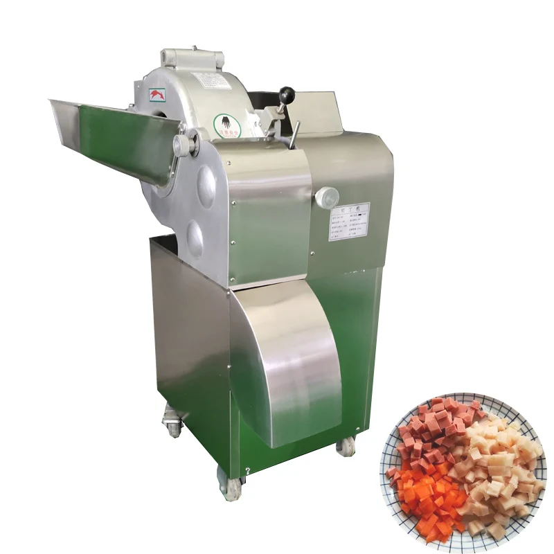 Top Quality Industrial Kimchi Dicing Machine 300-400KG/H Electric Fruit Vegetable Slicer Potato Onion Fruit Dicing Machine