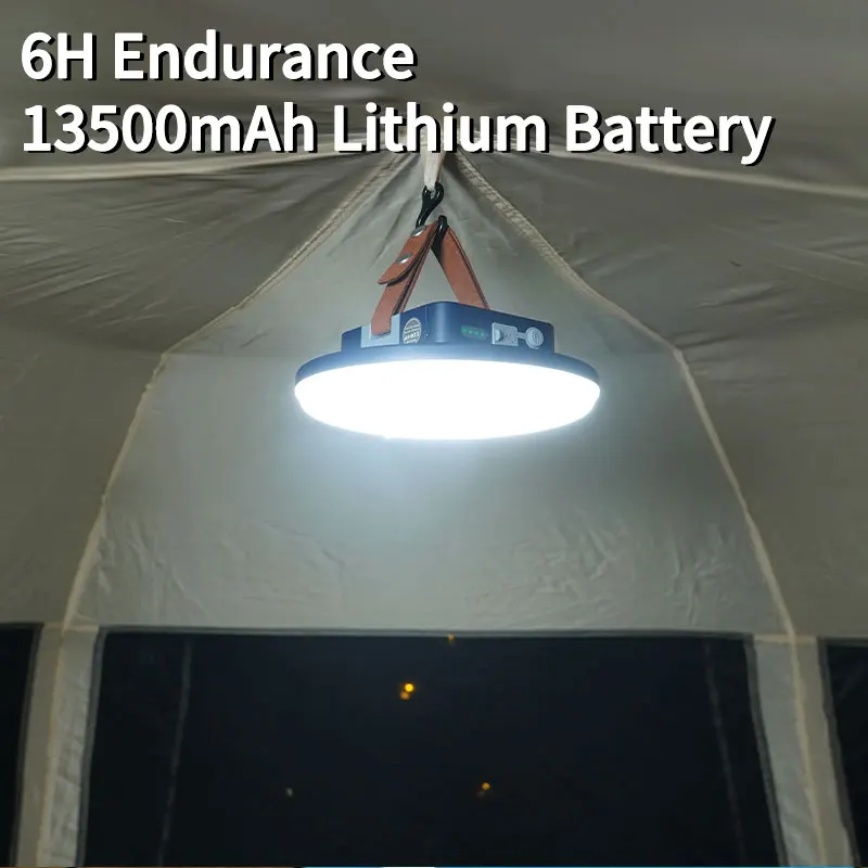 MOSLIGHTING 60 واط LED التخييم ضوء 13500 مللي أمبير المحمولة تعليق المغناطيسي شفط عالية الطاقة مشرق متعدد الوظائف مصباح الصيد