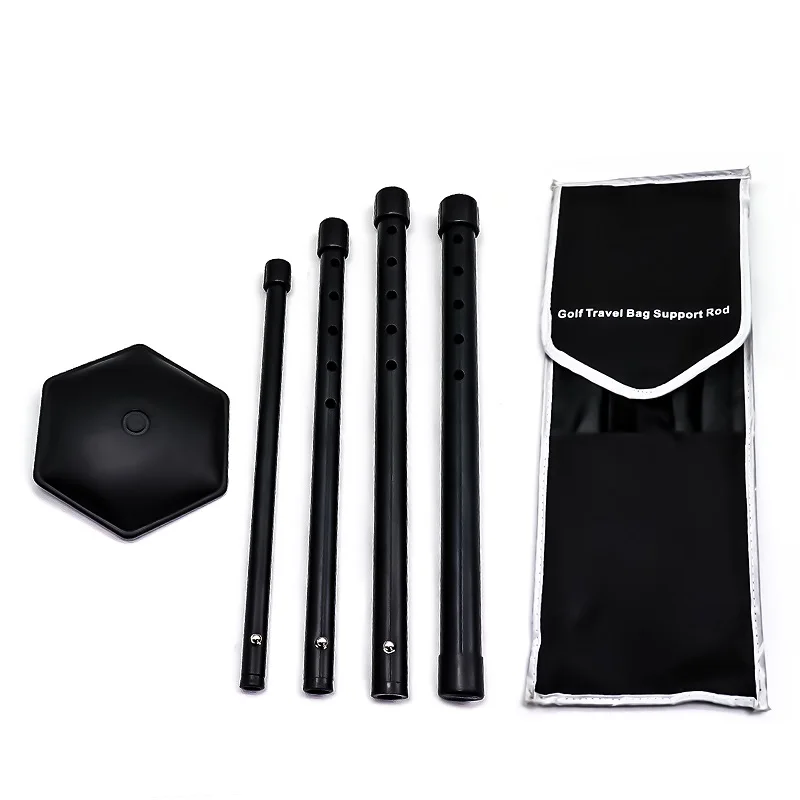 Golf Travel Bag Support Rod Hexagon Support Cover with Telescopic Aluminum Alloy Rod