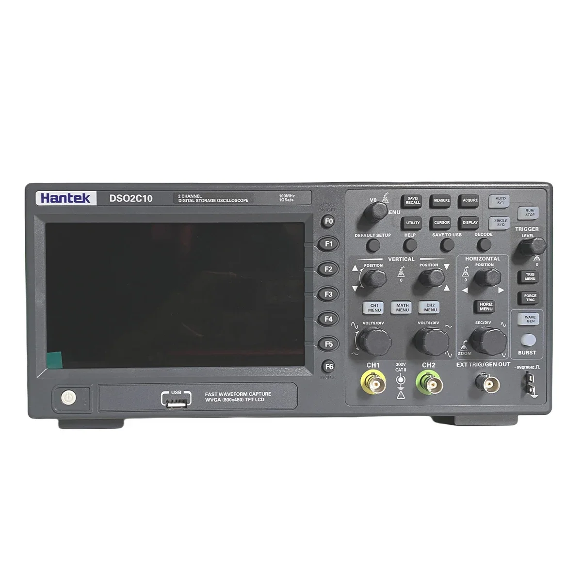 Hantek DSO2C10 Digital Storage Oscilloscope 100MHz Bandwidth 2CH Dual Channel 1GSa/s 8M Memory Depth