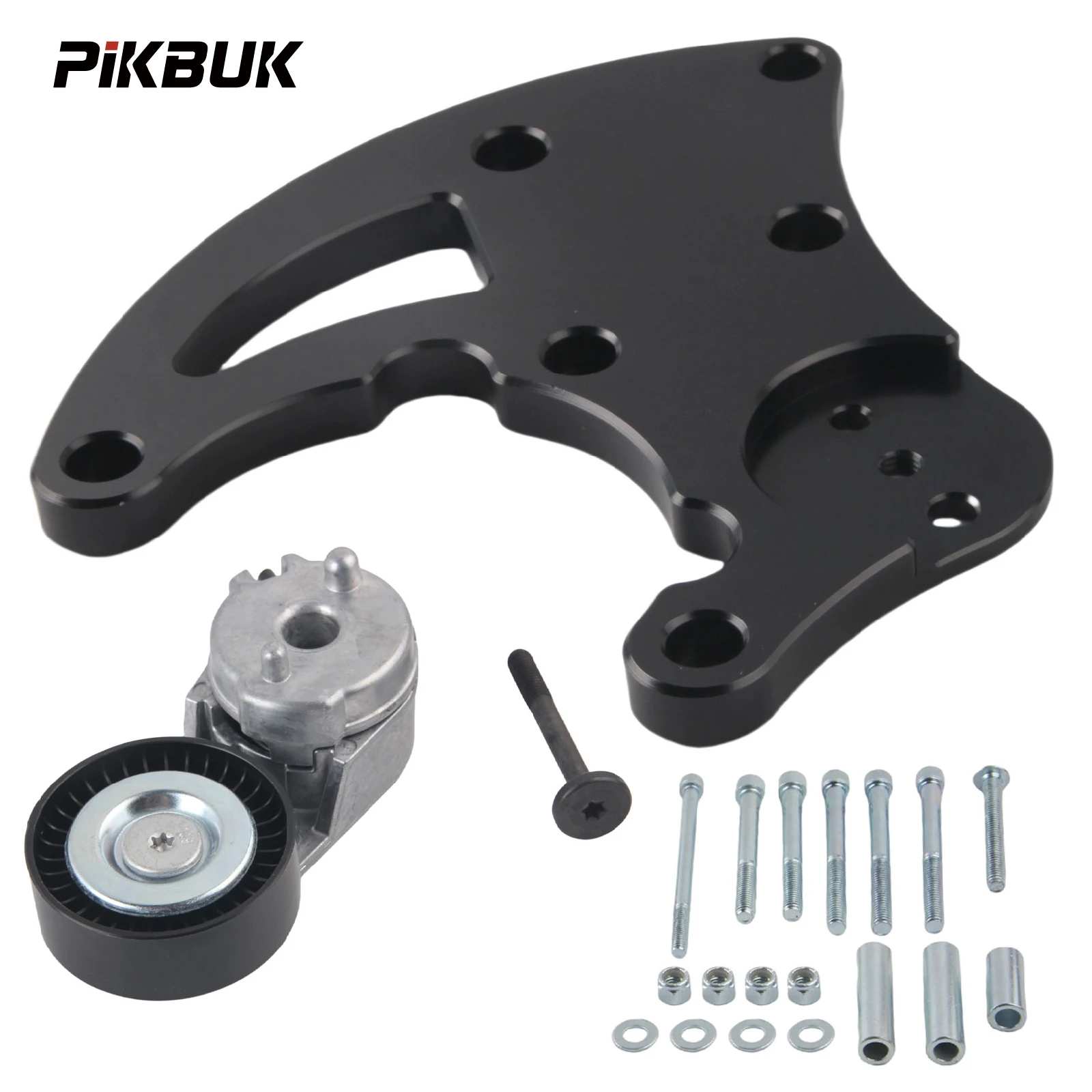 PIKBUK LS R4 AC Compressor Bracket High Mount Kit For Chevrolet GMC SUV Truck Engines LSX LS2 LS3 LS6
