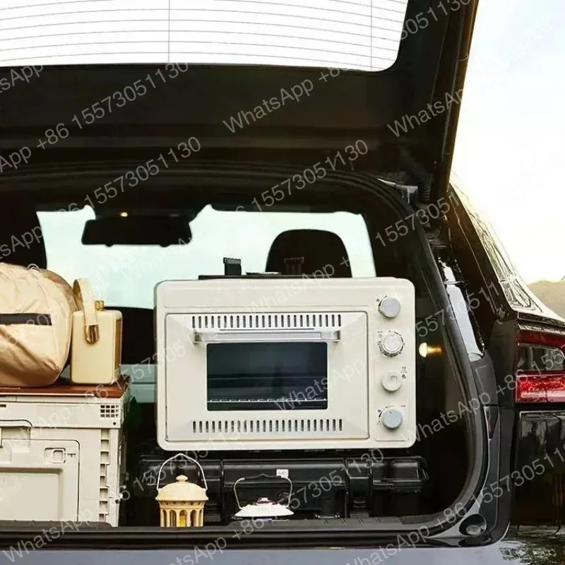 Portable Gas Oven, Field Camping, Integrated Casserole, 25-30L Oven