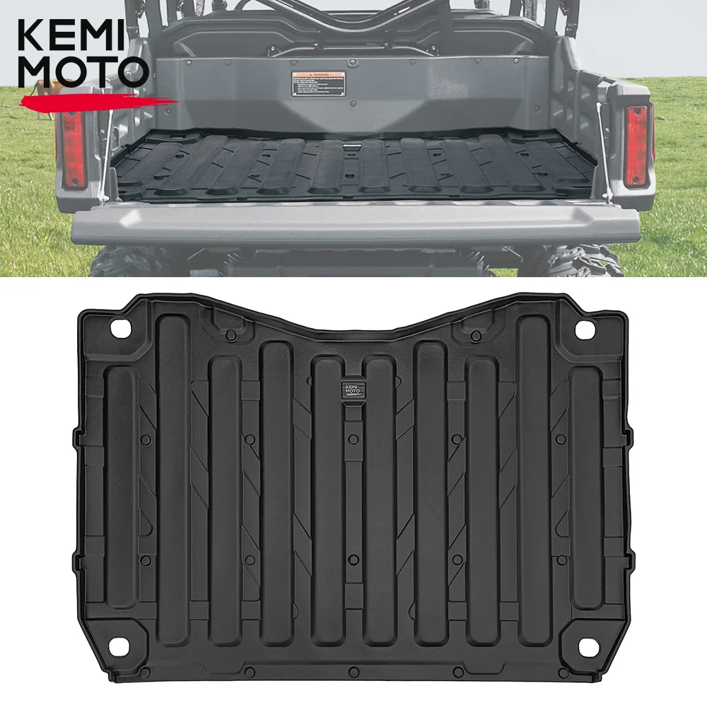 

KEMIMOTO Rear Cargo Box Mat Bed Mat Liner Black TPE Rubber Stainproof for Honda Pioneer 1000 & 1000-6 2016-2023 (NOT FOR 1000-5)