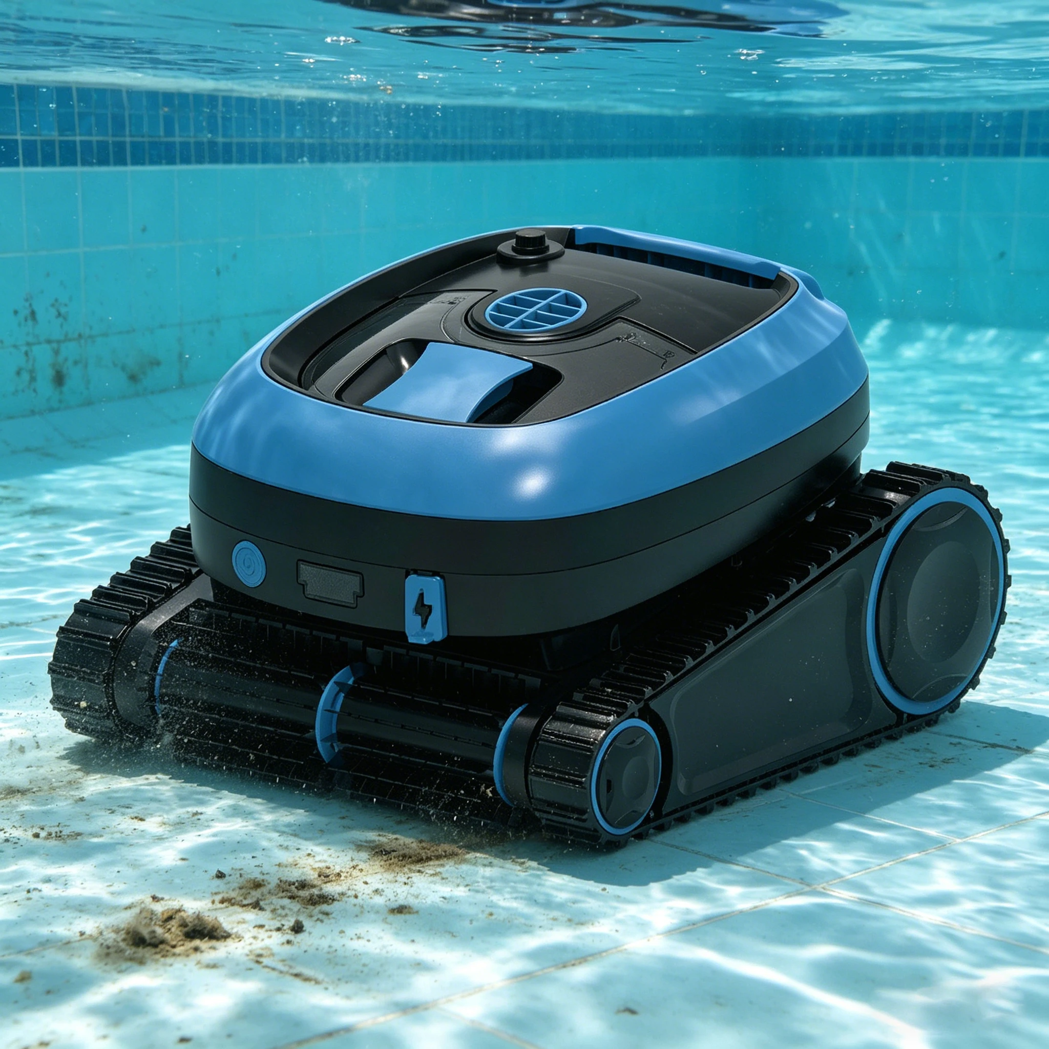 

Applicable to Powerful Portable Anti-Slip ABS Automatic Vacuum Long Battery Life Cleaning Robot for Swimming Pool