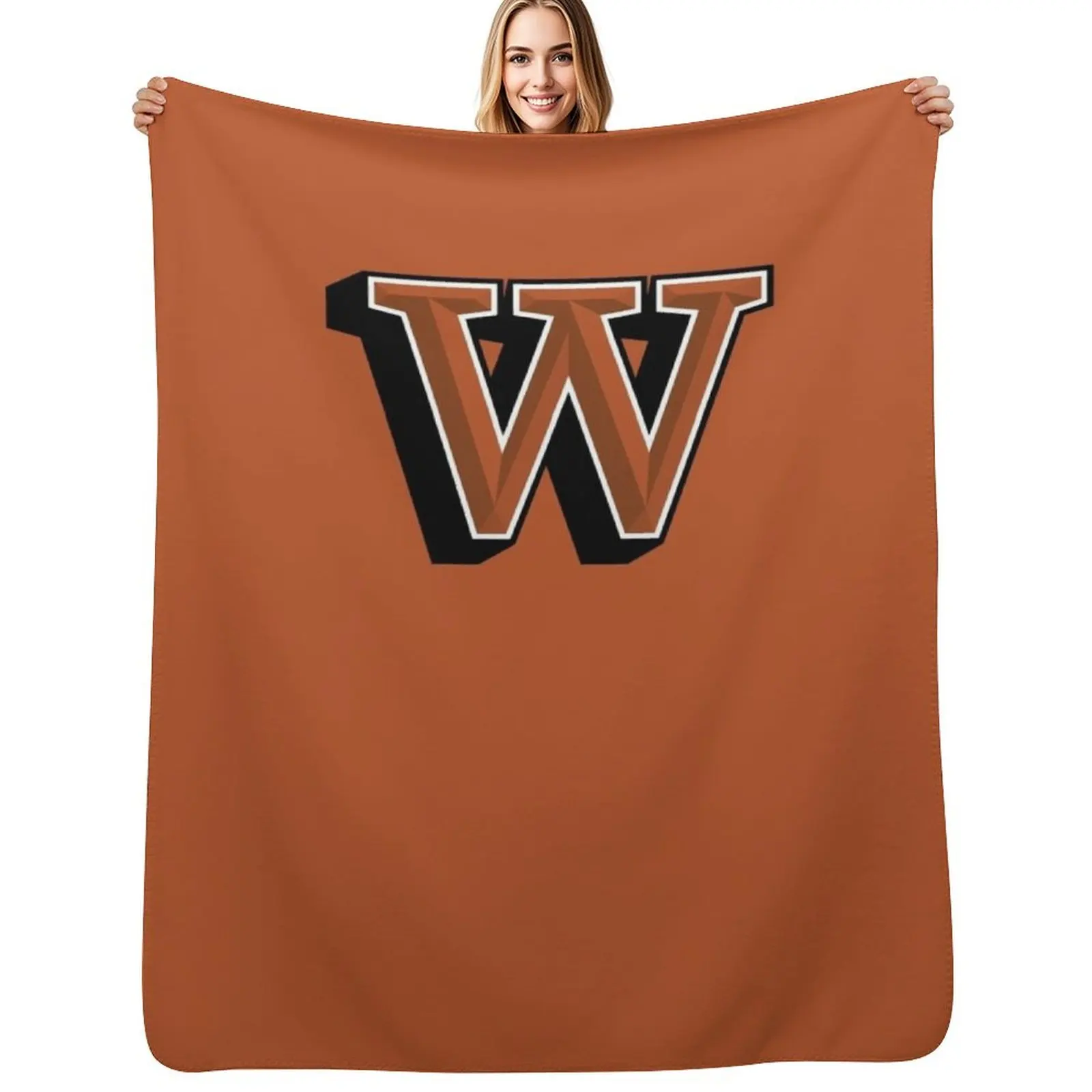 Waynesburg University yellow jackets Throw Blanket Outdoor Soft Blanket for Picnic Beach Camping