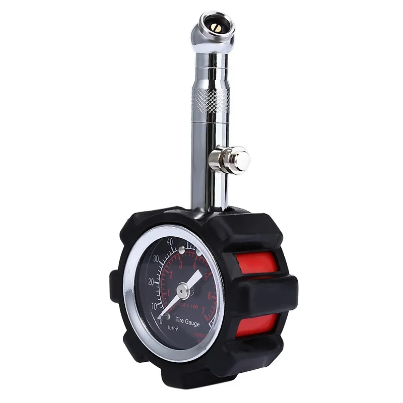 Car Tyre Pressure Gauge Stainless Steel Car Accessories Tyre Pressure Gauge High Precision Inflatation Monitoring Gauge