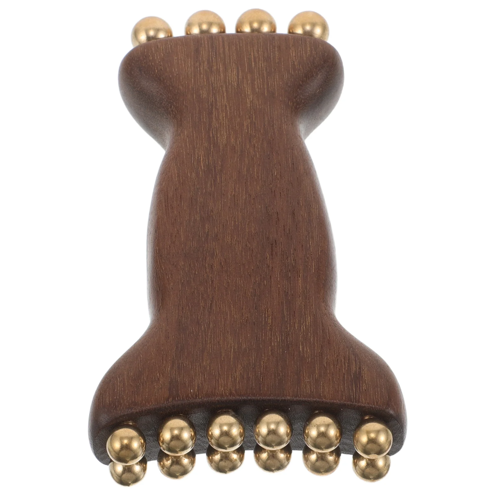 

Wood Facial Massager Natural Beads Ergonomic Design for Face Neck Massage Portable Manual Therapy Tool for Skin Care Routine