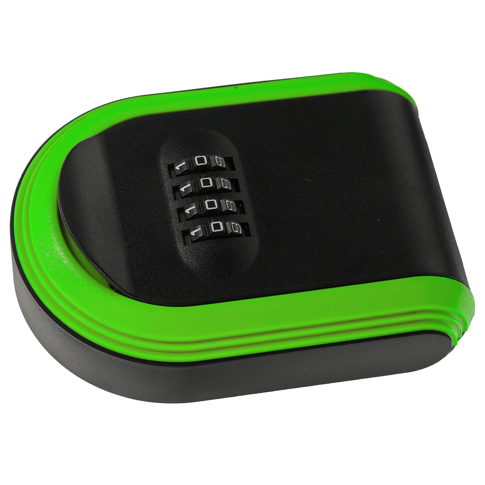 House Key Lock Box Wall Mount Resettable 4-Digit Combination Lock Box Outdoor Security Key Storage Safe for Spare Keys