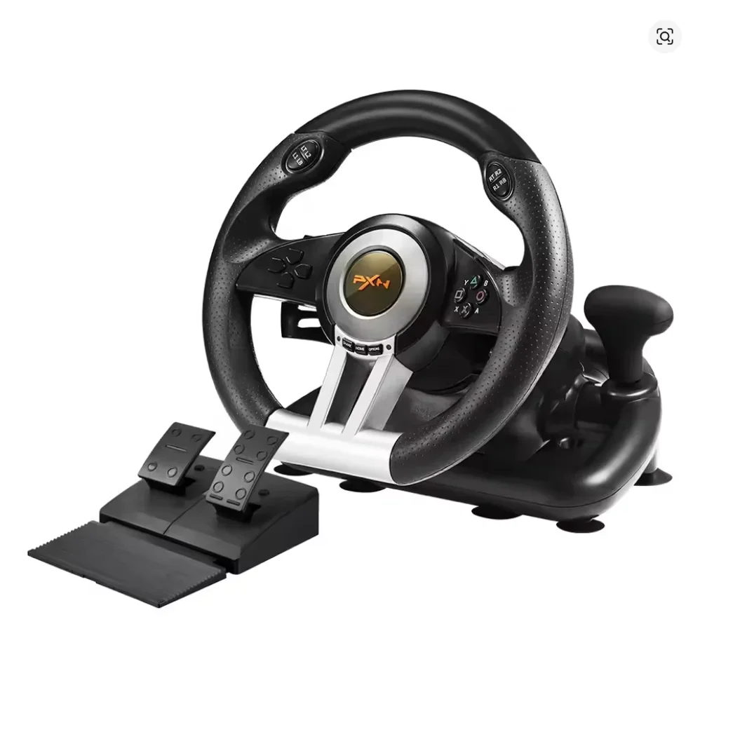 V3 Pro Game Steering Motor 180 Rotation Usb Wired Gamer Steering Wheel Controller Wheel Vibrating For Pc/Ps4/Xbox Series