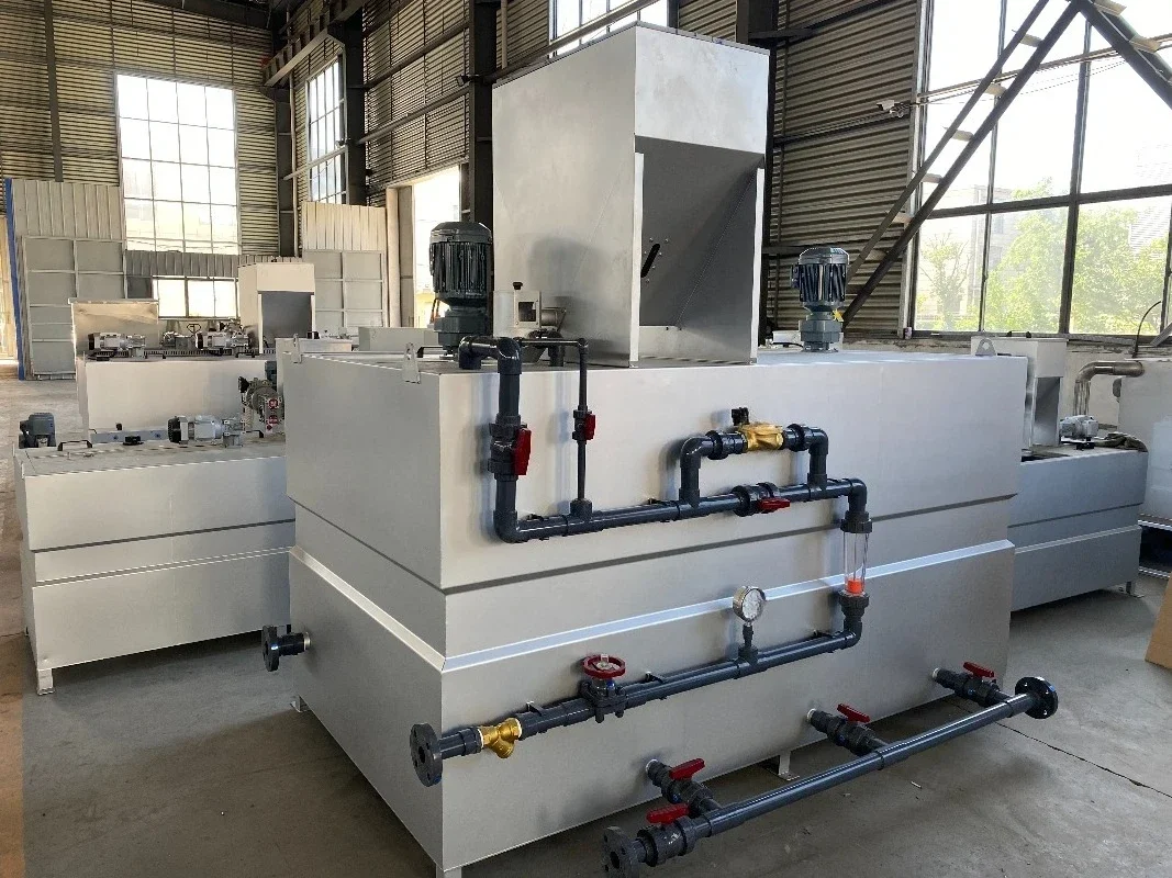 Polymer Mixing tank Flocculent Mixer Equipment Dissolving Machine in Wastewater Treatment Industry view 6
