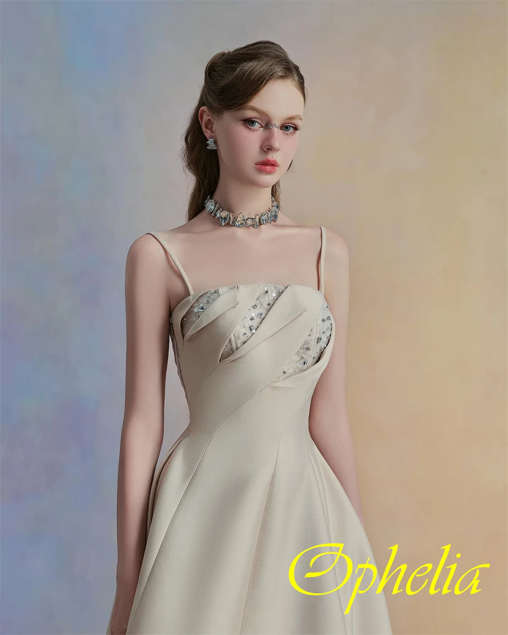 Robe de soirée personnalisée à bretelles Spaghetti, robe de Cocktail classique sans manches, à la mode, avec perles, pour occasions spéciales