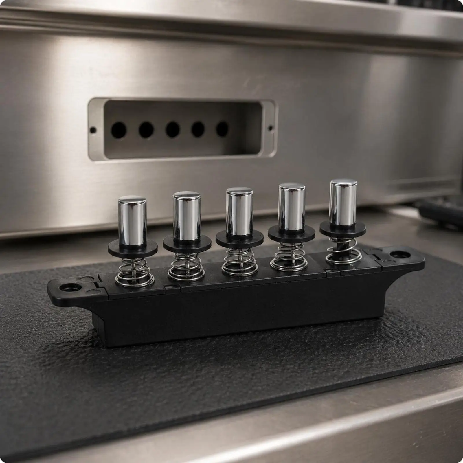 Range Hood Button Switch Module Five Push Keys Straight Row Design Durable Control for Kitchen Ventilation