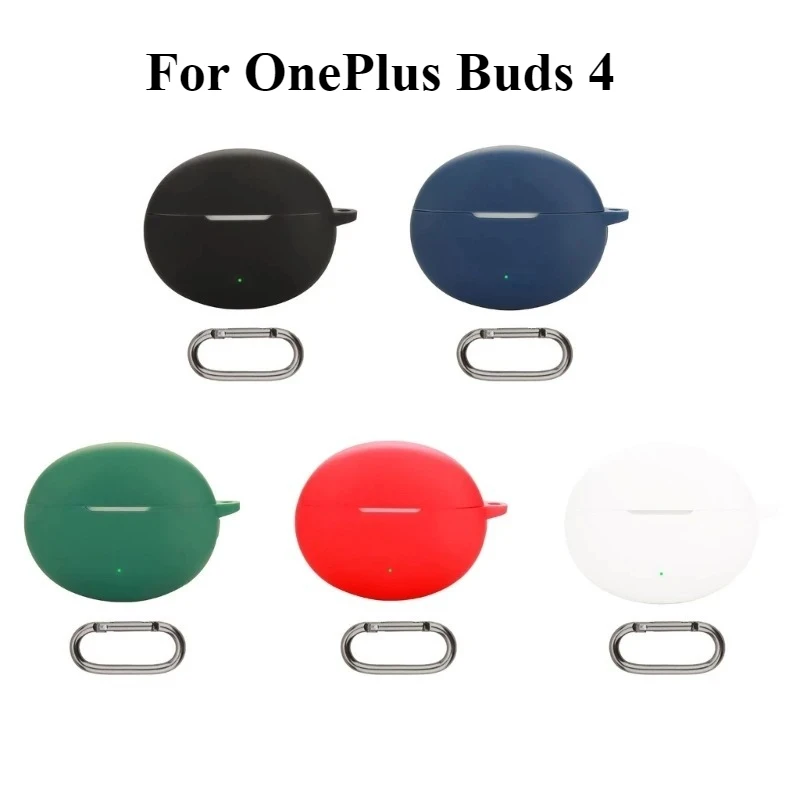 

Silicone Enclosure Sleeve Shell Earphone Housing Case For OnePlus Buds 4 Wireless Earphone Protector Cover Cases With Hook 2025
