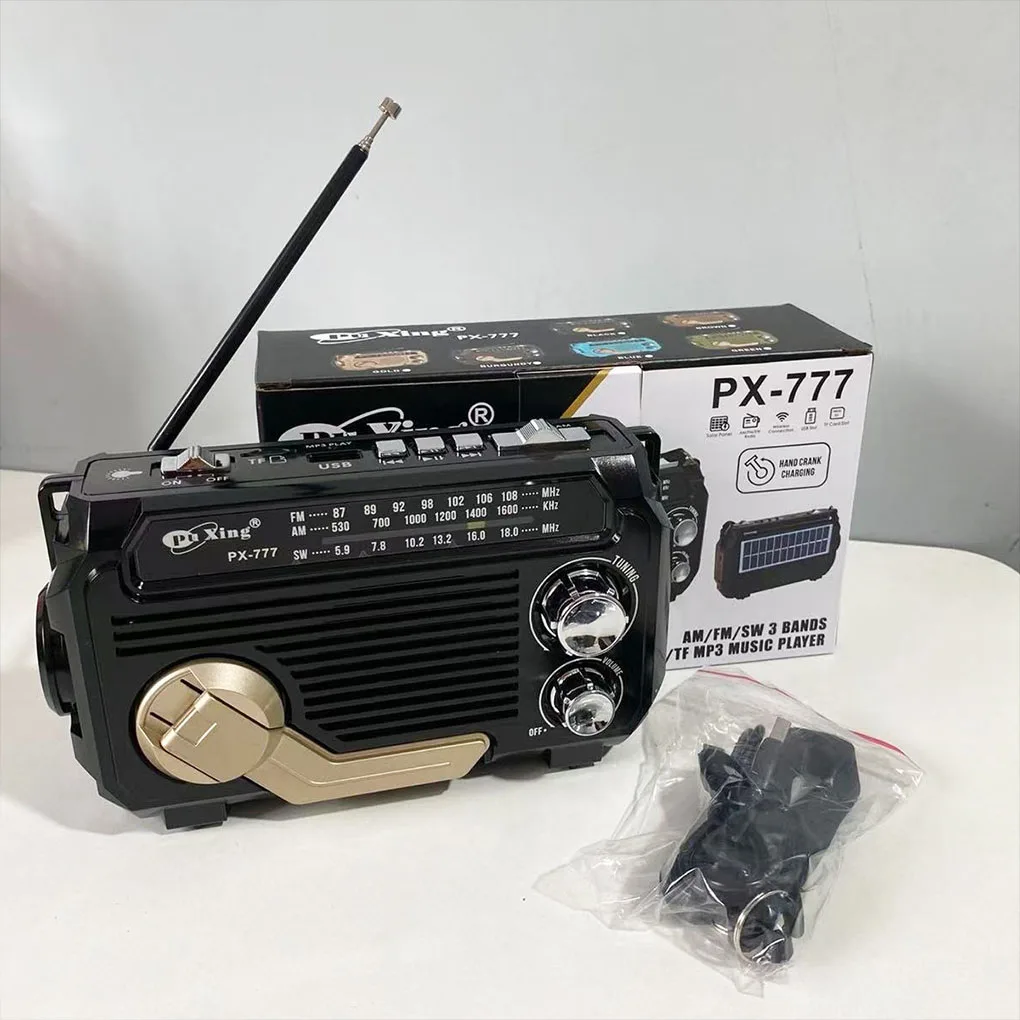 

Multi Band Bluetooth Card Portable Radio With Powerful Flashlight Very Suitable For Camping Cooking
