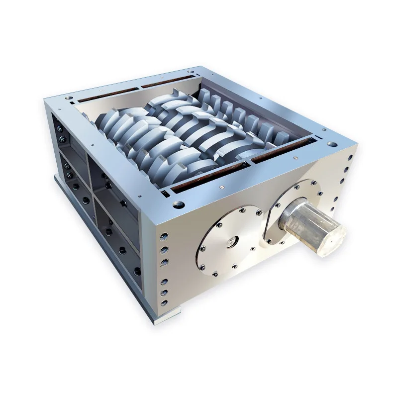 Industrial Double Shaft Scrap Metal Shredder shaft chamber Box/ Chassis/ Case with SKD11 blade