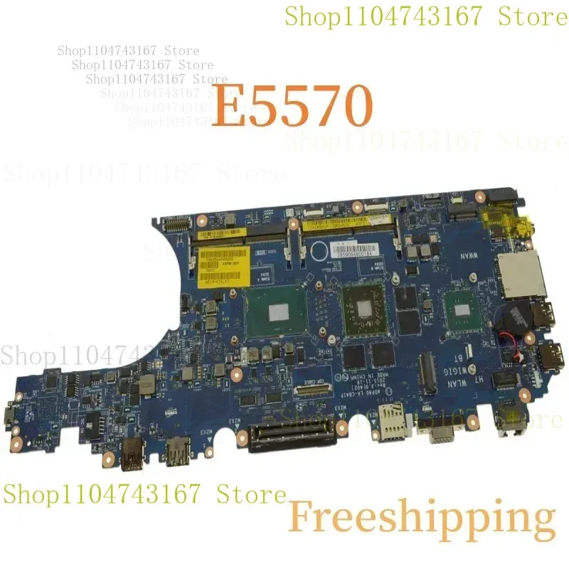 

CN-0K6HJF для DELL Latitude E5570, материнская плата LA-C841P 0K6HJF K6HJF, материнская плата, 100% протестирована, полностью работает