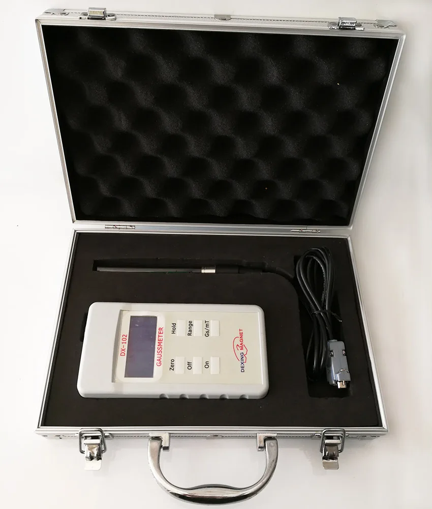 DX High Precision Handheld Gaussmeter Te sla Meter Magnetometer for Magnetic Field Testing Electronic 220V 1 Year Warranty