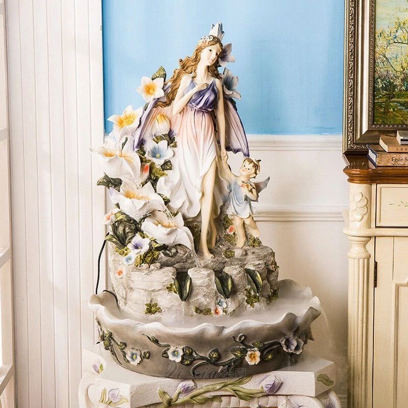 

SGF Wealth-Attracting Water Flow Ornament Creative European Style Home Interior Decoration High-End Gift