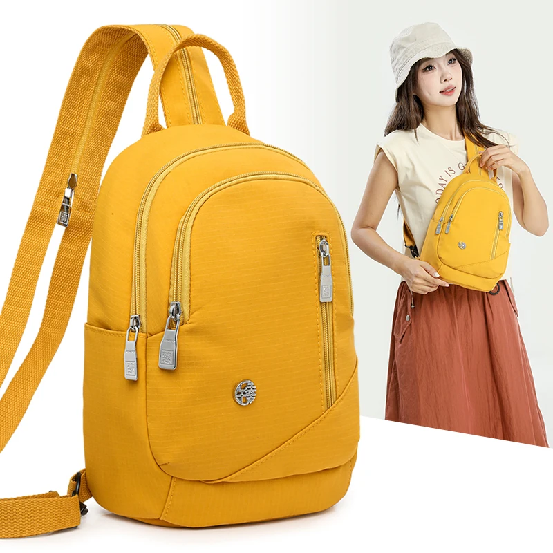 

Маленький рюкзак, водонепроницаемые школьные рюкзаки, нейлоновая нагрудная сумка, женские повседневные сумки на плечо для девочек-подростков, высококачественный рюкзак