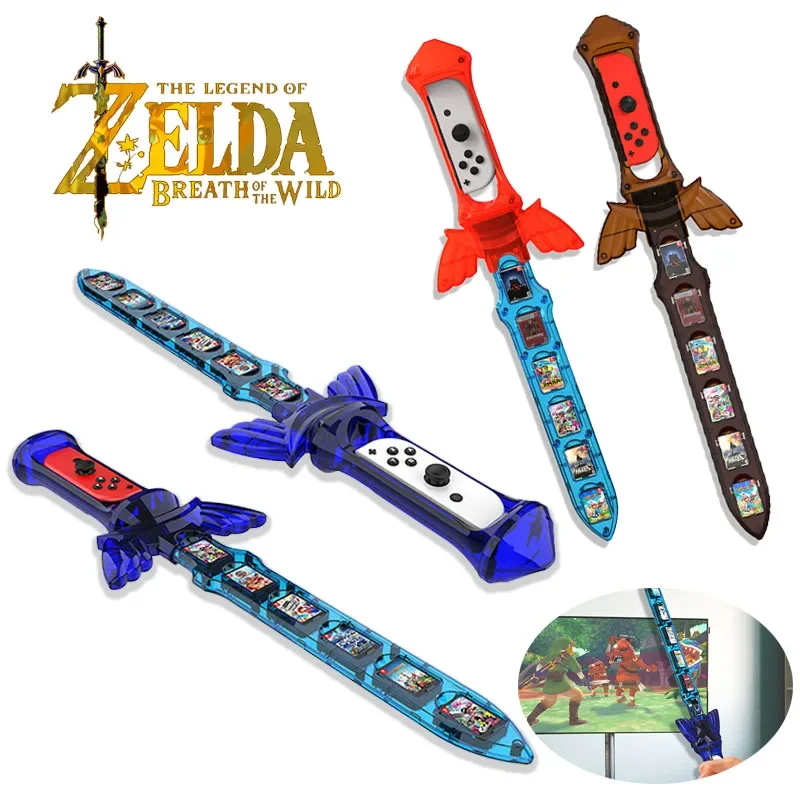 Zelda Tears of The Kingdom Sky Sword para Nintendo Switch, Joycon, alças direitas esquerdas, controlador somatossensorial, acessórios de jogos