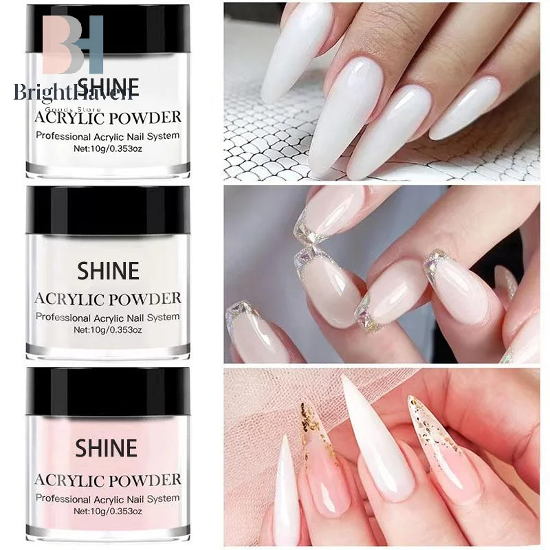 مجموعة من 10 قطع من مسحوق الأك - مراجعة Acrylic Powder Clear وسعره