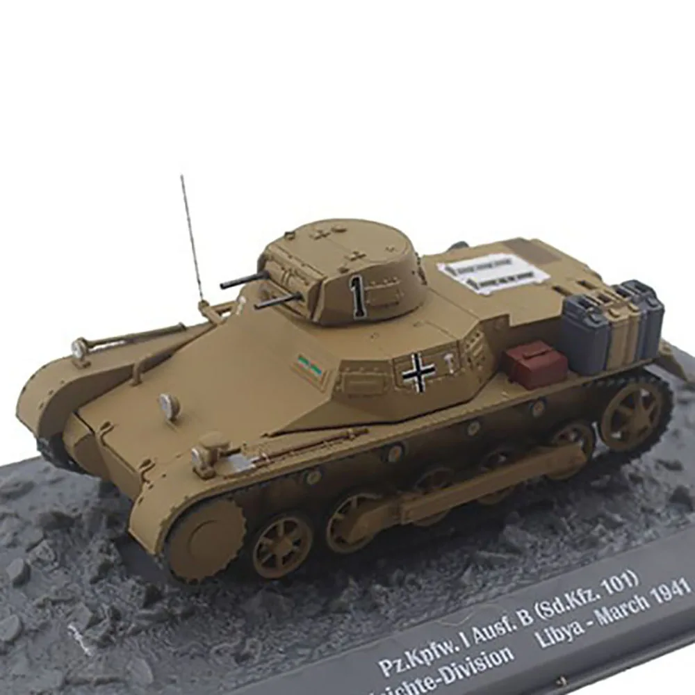 Dietcast 1/43 Scale Pz Kpfw IAUSF B [SD. KFZ. 101] Tank Static Model Finished Simulation Alloy Model Tank Model Collection Gift