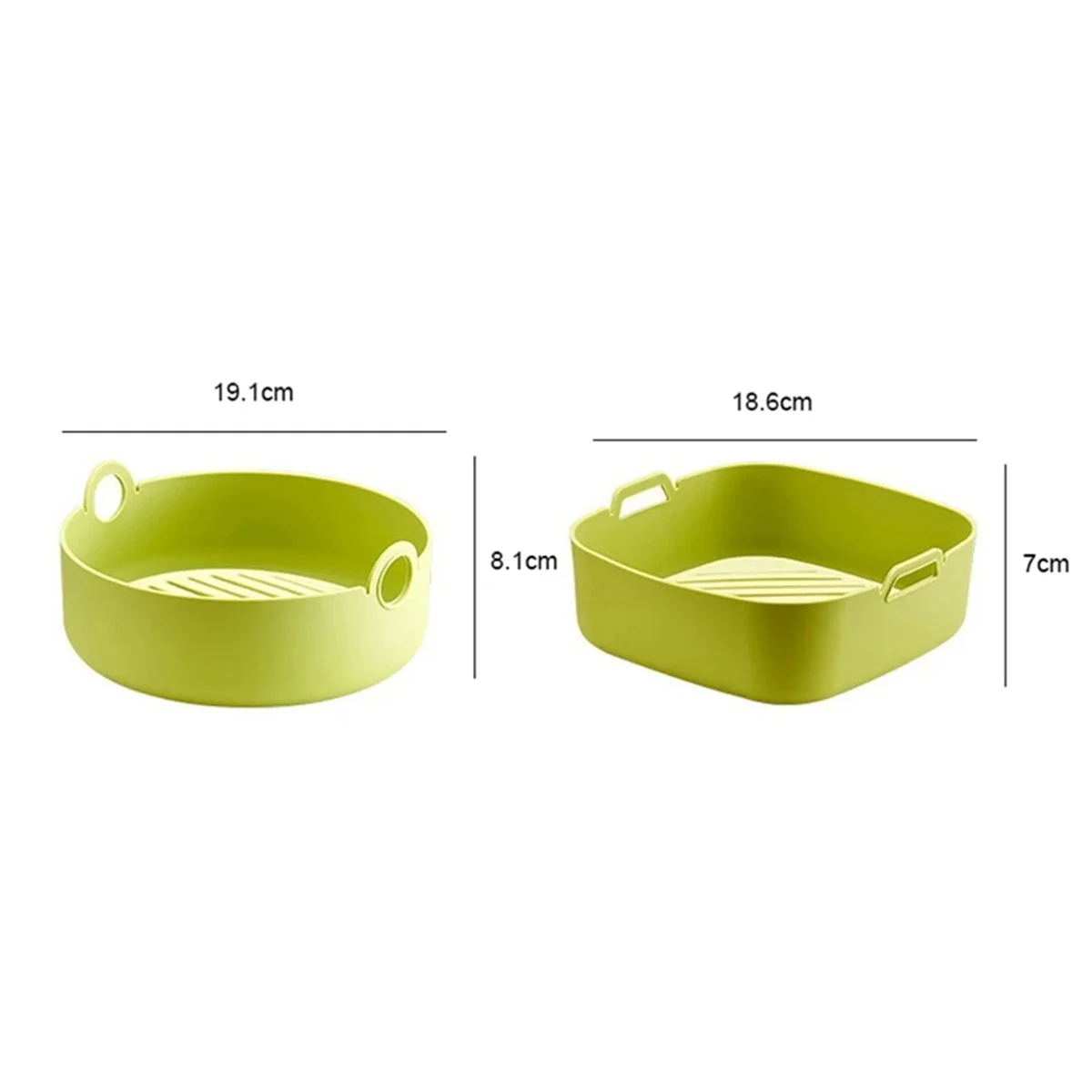 Mir en silicone réutilisable pour friteuse à air, friteuse à air jetable, cuisson au four, friteuse à pizza, poêle à pizza, doublure, facile à nettoyer, C